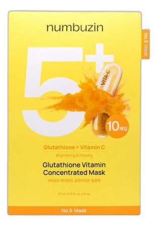 Numbuzin No.5+ Glutathione Vitamin Concentrated Mask